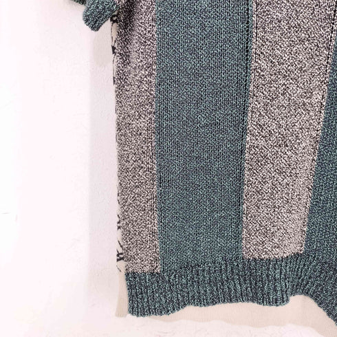 ザラ ZARA ニットポロシャツ メンズ import:M