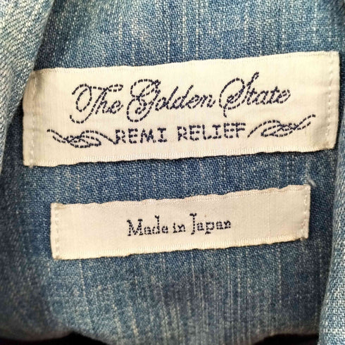 レミレリーフ REMI RELIEF デニムウエスタンシャツ メンズ JPN:XL