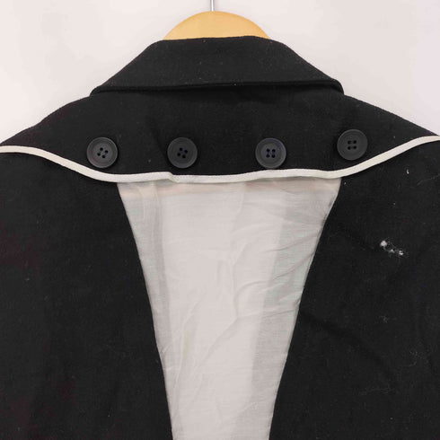 ヨウジヤマモト Yohji Yamamoto バックシアー切替 シームデザインジャケット レディース JPN:1