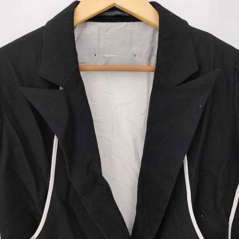ヨウジヤマモト Yohji Yamamoto バックシアー切替 シームデザインジャケット レディース JPN:1