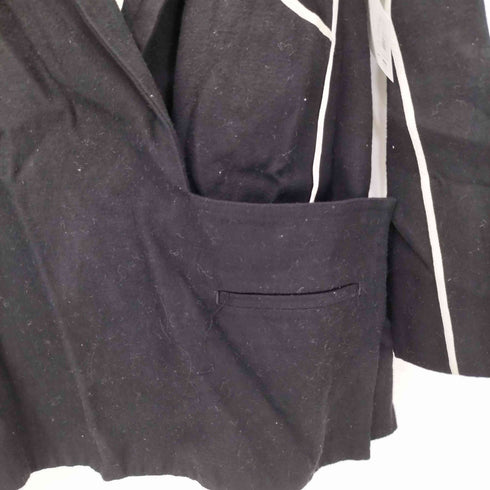 ヨウジヤマモト Yohji Yamamoto バックシアー切替 シームデザインジャケット レディース JPN:1