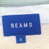 ビームス BEAMS コットンボーダークルーイージースウェット メンズ JPN:S