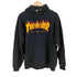 スラッシャー THRASHER FLAME ロゴプリントパーカー メンズ import:M