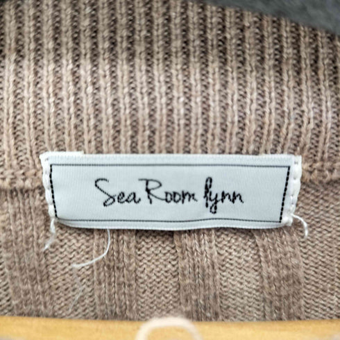 シールームリン Sea Room lynn ダメージ加工 アクリルリブニット レディース FREE