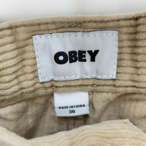 オベイ OBEY BIG TIMER CORD PANT ダブルニー 太畝 コーデュロイ パンツ メンズ 36