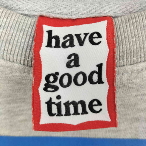 ハブアグッドタイム HAVE A GOOD TIME Blue Frame Crewneck メンズ M