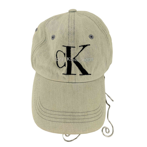 シーケーカルバンクライン ck Calvin Klein ロゴ刺繍デニムキャップ メンズ