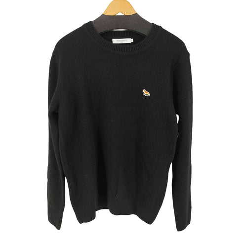 メゾンキツネ MAISON KITSUNE BABY FOX PATCH COSY R-NECK PULLOVER メンズ import:M