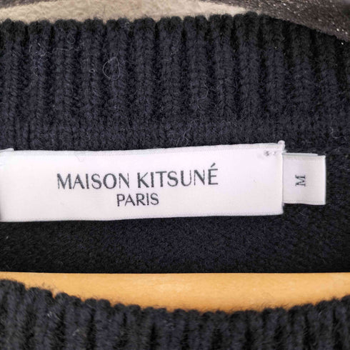 メゾンキツネ MAISON KITSUNE BABY FOX PATCH COSY R-NECK PULLOVER メンズ import:M