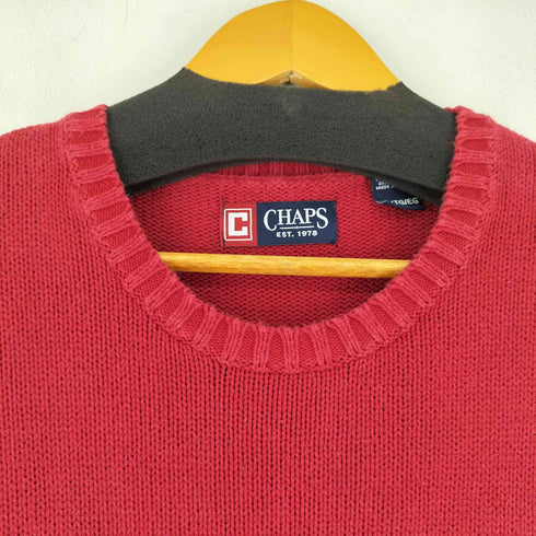 チャップスラルフローレン CHAPS RALPH LAUREN ロゴ刺繍 コットンニット メンズ JPN:XL