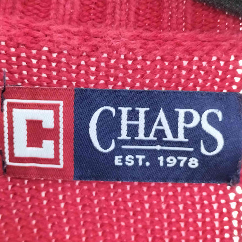 チャップスラルフローレン CHAPS RALPH LAUREN ロゴ刺繍 コットンニット メンズ JPN:XL