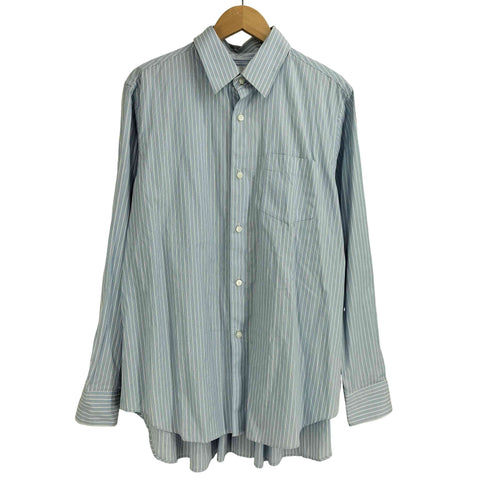 ガンリュウ GANRYU FUMITO GANRYU 21SS SPLEATED SHIRTストライプシャツ メンズ JPN:2