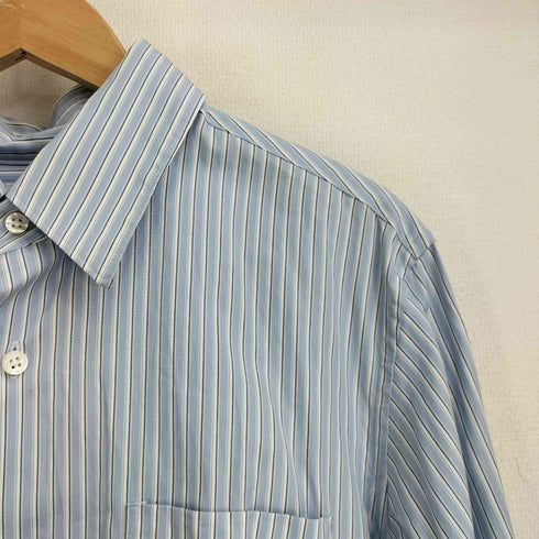 ガンリュウ GANRYU FUMITO GANRYU 21SS SPLEATED SHIRTストライプシャツ メンズ JPN:2