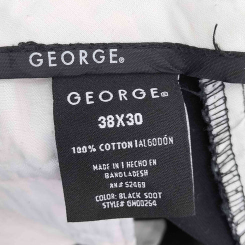 ジョージ GEORGE ノータックチノパンツ メンズ 38/30