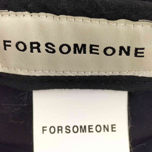 フォーサムワン FORSOMEONE ワンポイント刺繍 メンズ