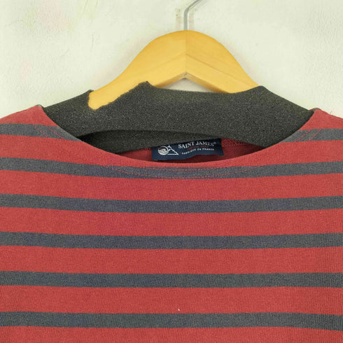 セントジェームス SAINT JAMES ボーダーボートネックカットソー メンズ EUR:48