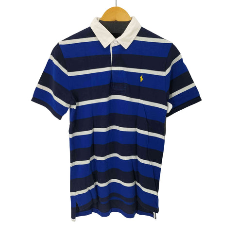 ポロラルフローレン POLO RALPH LAUREN S/S ボーダー柄ポロシャツ メンズ import:L
