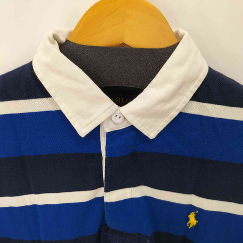 ポロラルフローレン POLO RALPH LAUREN S/S ボーダー柄ポロシャツ メンズ import:L