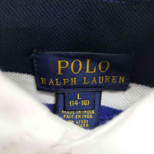 ポロラルフローレン POLO RALPH LAUREN S/S ボーダー柄ポロシャツ メンズ import:L
