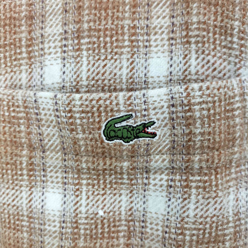 シュミーズラコステ CHEMISE LACOSTE 90s 文字ワニ オンブレチェック ネルシャツ メンズ 5