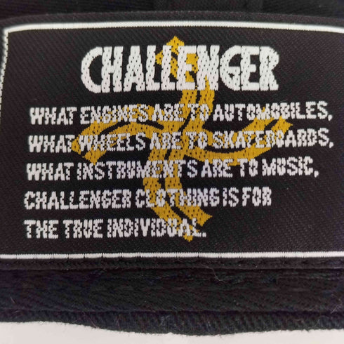 チャレンジャー CHALLENGER フロントファイヤーボール刺繍キャップ メンズ FREE