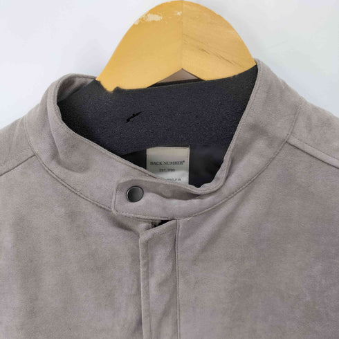 バックナンバー BACK NUMBER スウェードジャケット メンズ Large