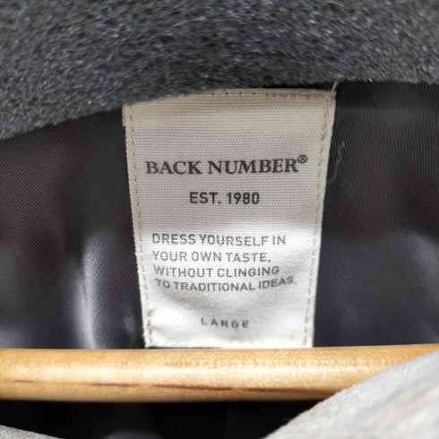 バックナンバー BACK NUMBER スウェードジャケット メンズ Large