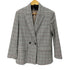 ザラ ZARA チェックダブルテーラードジャケット レディース import:XS