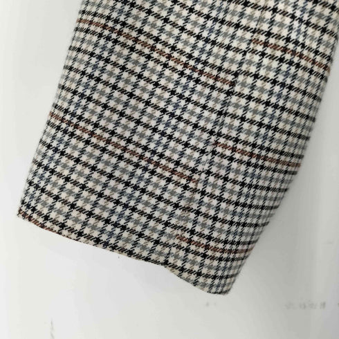 ザラ ZARA チェックダブルテーラードジャケット レディース import:XS