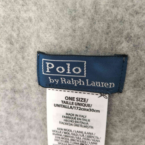 ポロバイラルフローレン Polo by RALPH LAUREN MADE IN ITALY ウールマフラー メンズ ONE SIZE