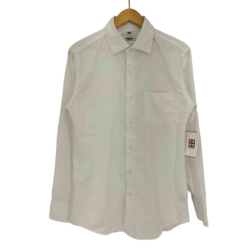 ユニクロ UNIQLO スーパーノンアイロンスリムシャツ/セミワイド メンズ JPN:L
