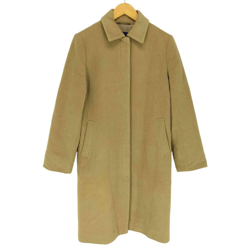 バーバリーブルーレーベル BURBERRY BLUE LABEL WOOL&ANGOLA アンゴラ混ウールステンカラーコート レディース 38