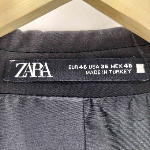 ザラ ZARA 袖裏チェック シングルテーラードジャケット メンズ US:36