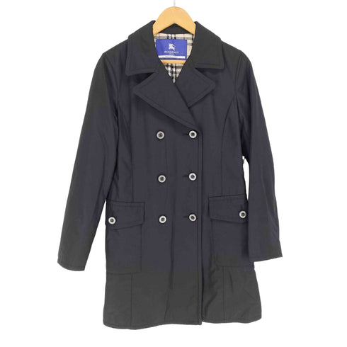 バーバリーブルーレーベル BURBERRY BLUE LABEL 裏地ノヴァチェックキルティングポリエステルトレンチコート レディース 36