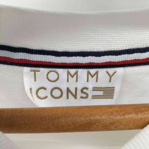 トミー TOMMY フロッキープリントクルーネックスウェット メンズ import:S