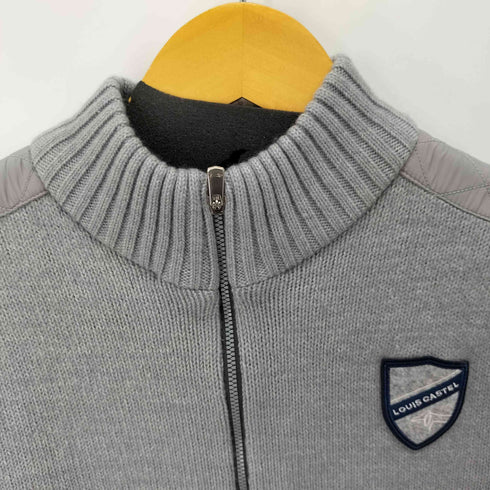 LOUIS CASTEL フロントワッペンハーフジップニット レディース