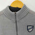 LOUIS CASTEL フロントワッペンハーフジップニット レディース