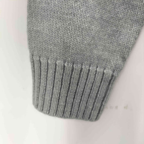 LOUIS CASTEL フロントワッペンハーフジップニット レディース