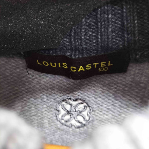 LOUIS CASTEL フロントワッペンハーフジップニット レディース