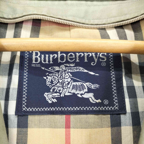 バーバリーズ BURBERRYS 裏地ノヴァチェックステンカラーコート メンズ