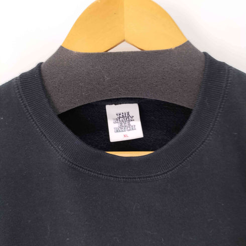 ザブラックアイパッチ THE BLACK EYE PATCH 取扱注意 ラインストーン デザインスウェットプルオーバー メンズ JPN:XL