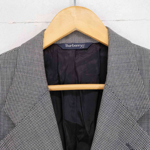 バーバリーズ BURBERRYS 千鳥格子柄ウールテーラードジャケット メンズ