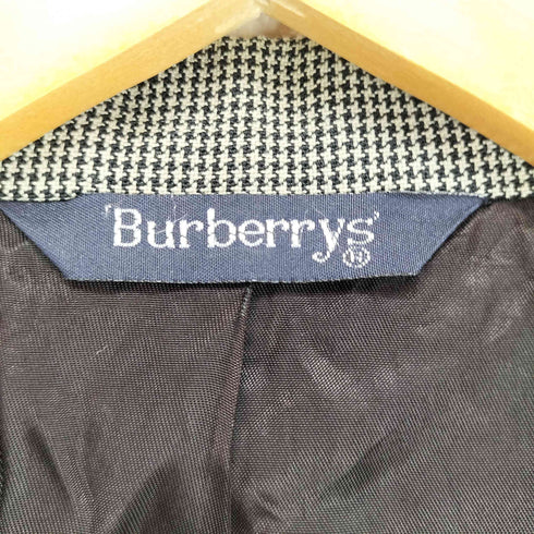バーバリーズ BURBERRYS 千鳥格子柄ウールテーラードジャケット メンズ