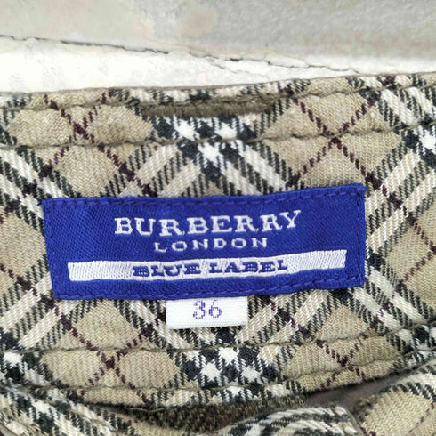 バーバリーブルーレーベル BURBERRY BLUE LABEL Y2K マルチポケットカーゴパンツ レディース 36