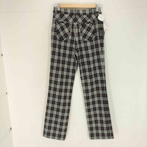 バーバリーブルーレーベル BURBERRY BLUE LABEL ノヴァチェックスラックス レディース 38