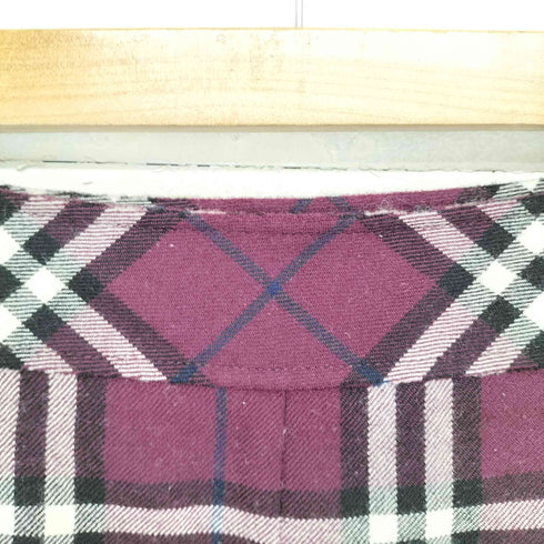 バーバリーロンドン BURBERRY LONDON チェック柄ウールフレアスカート レディース 40