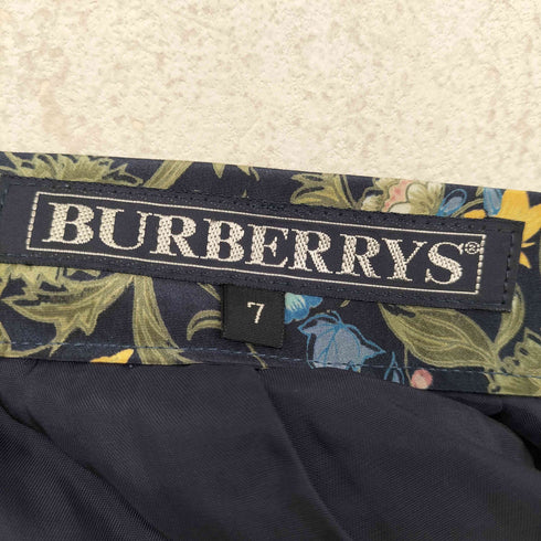 バーバリーズ BURBERRYS ボタニカル柄プリーツスカート レディース 7