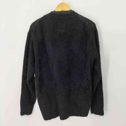 バッファローボブズ BUFFALO BOBS MUKKU-CARDI レース切り替え フェザーモールニット カーディガン メンズ 2~3