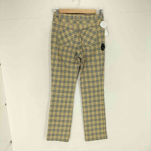 バーバリーブルーレーベル BURBERRY BLUE LABEL ノヴァチェックストレッチパンツ レディース 36