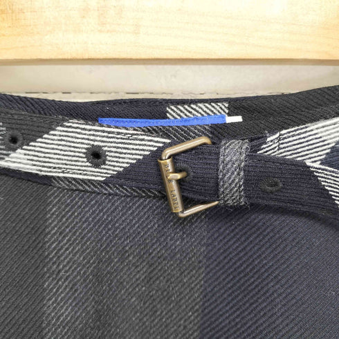 ブルーレーベルクレストブリッジ BLUE LABEL CRESTBRIDGE チェック柄ベルテッドフレアスカート レディース 38